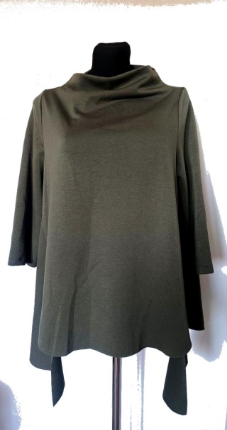 Bluza asymentryczna khaki