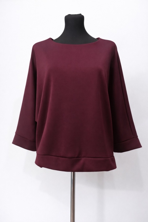 Bluza bordowa