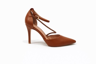 Buty wizytowe karmelowe