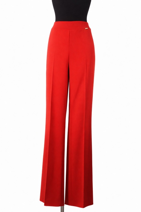 Spodnie czerwone eleganckie